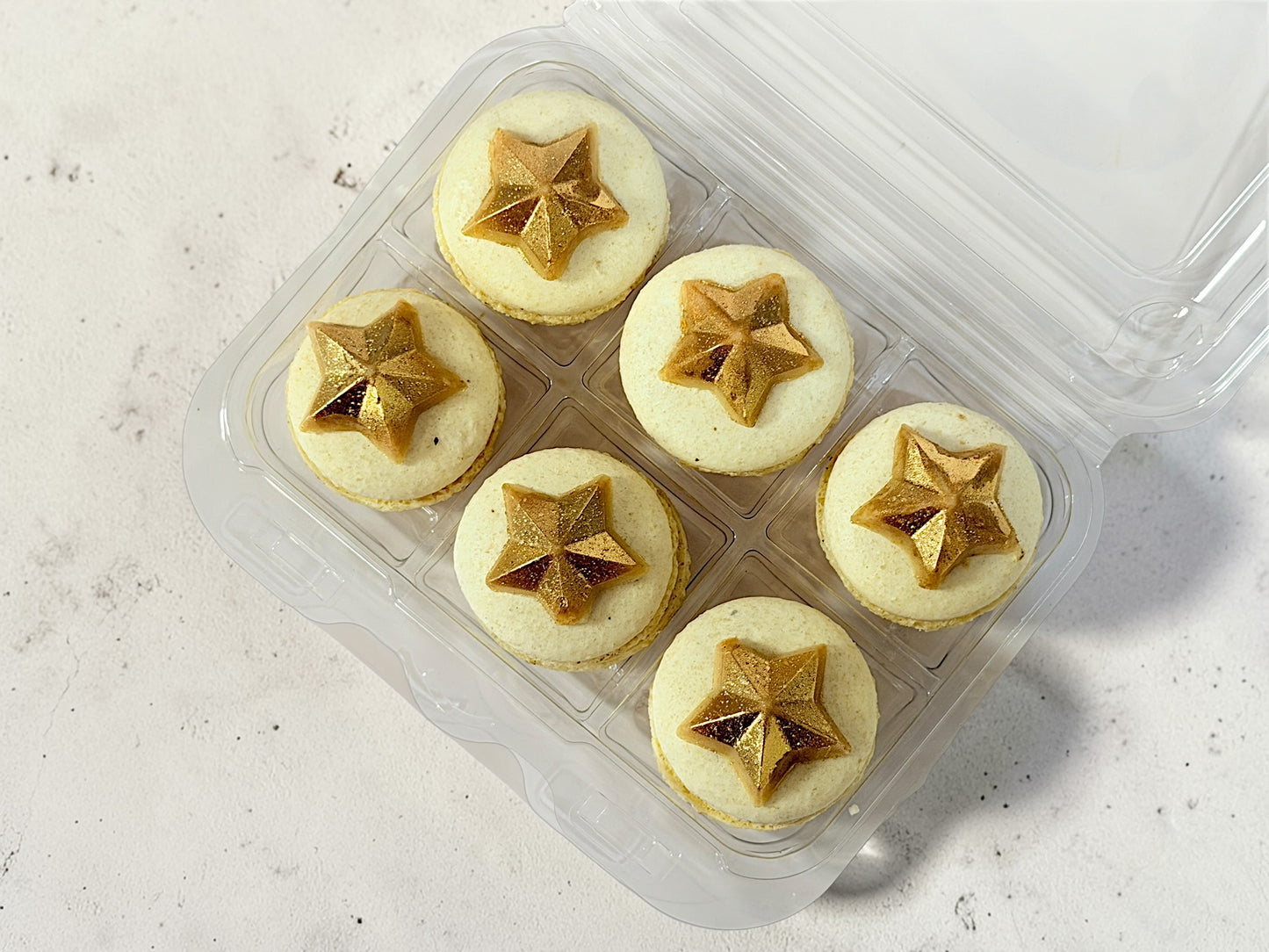 Golden Star Vegan Macarons | Luxury Plant-Based French Macaron Gift Set