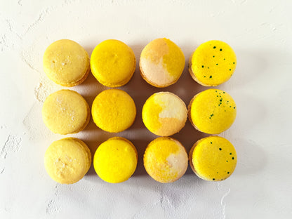 Lemon Vibe: A Flavorful Quartet of French Macarons in One Set | 36 Pack