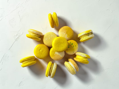 Lemon Vibe: A Flavorful Quartet of French Macarons in One Set | 36 Pack