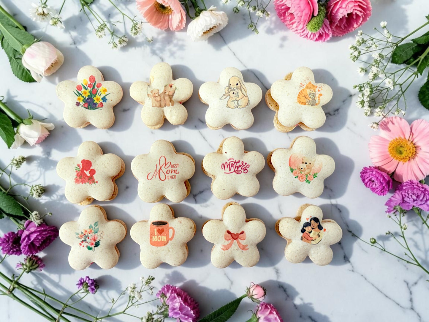 Mother’s Day Bloom Macaron Set