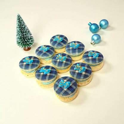 Blue Noel Holiday Macarons | Season of Joy Macaron Collection