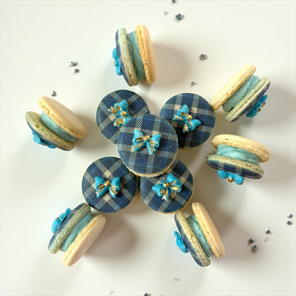 Blue Noel Holiday Macarons | Season of Joy Macaron Collection