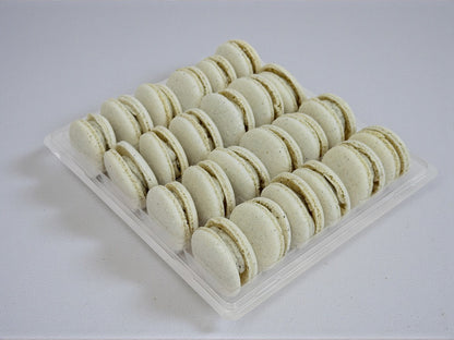 Vegan Sesame Mochi French Macaron | Zero Artificial Color | Available in 24 & 48 Pack