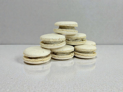 Vegan Sesame Mochi French Macaron | Zero Artificial Color | Available in 24 & 48 Pack