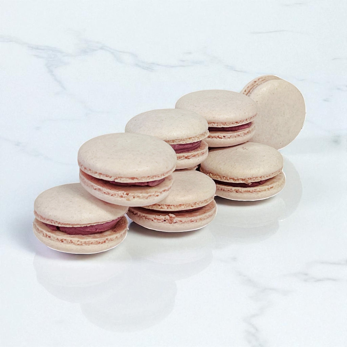 Naturally Vegan Ube Macaron