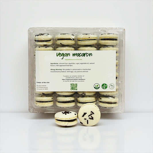 Naturally Vegan Chocolate Macaron