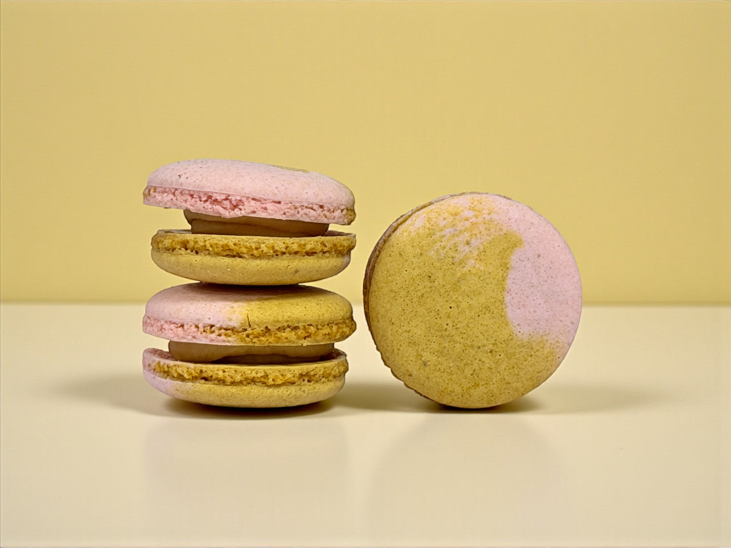 Naturally Vegan Caramel Raspberry French Macarons