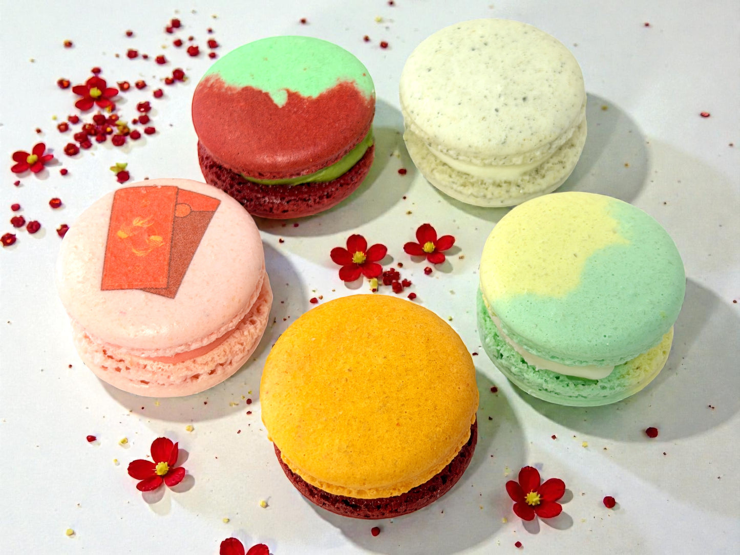 Imperial New Year Assortment — 50 Fresh Macarons