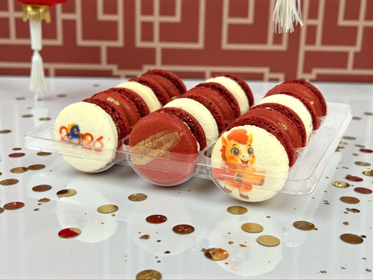 Year of the Horse, Happy New Year French Macarons