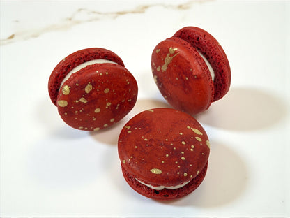 Raspberry Champagne French Macarons (Non-Alcoholic)