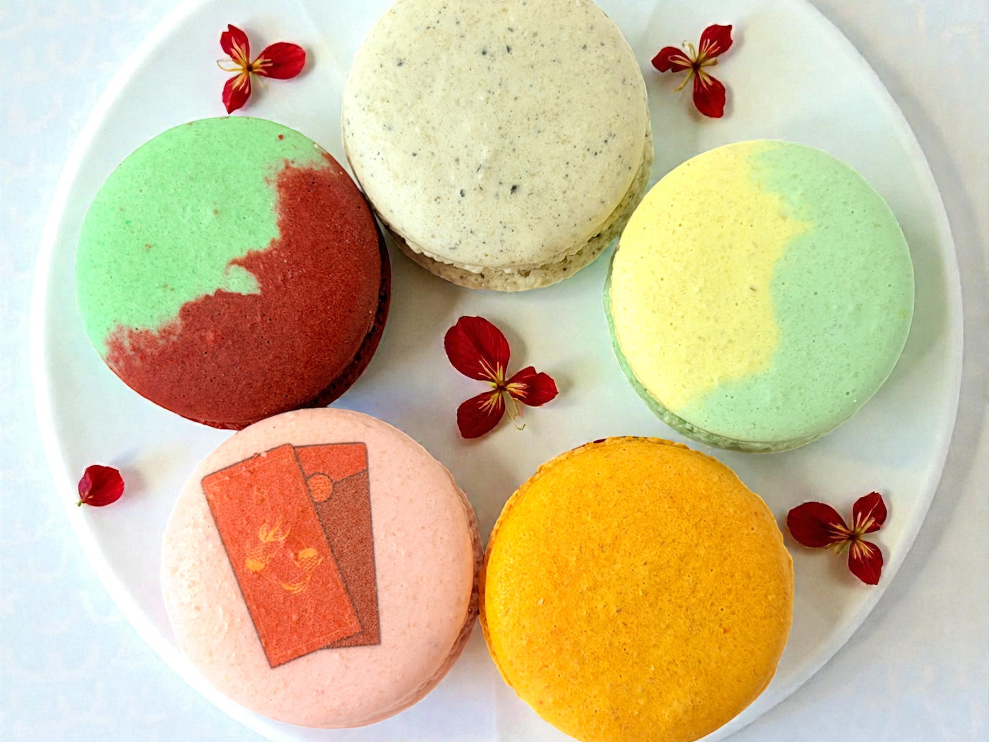 Imperial New Year Assortment — 50 Fresh Macarons