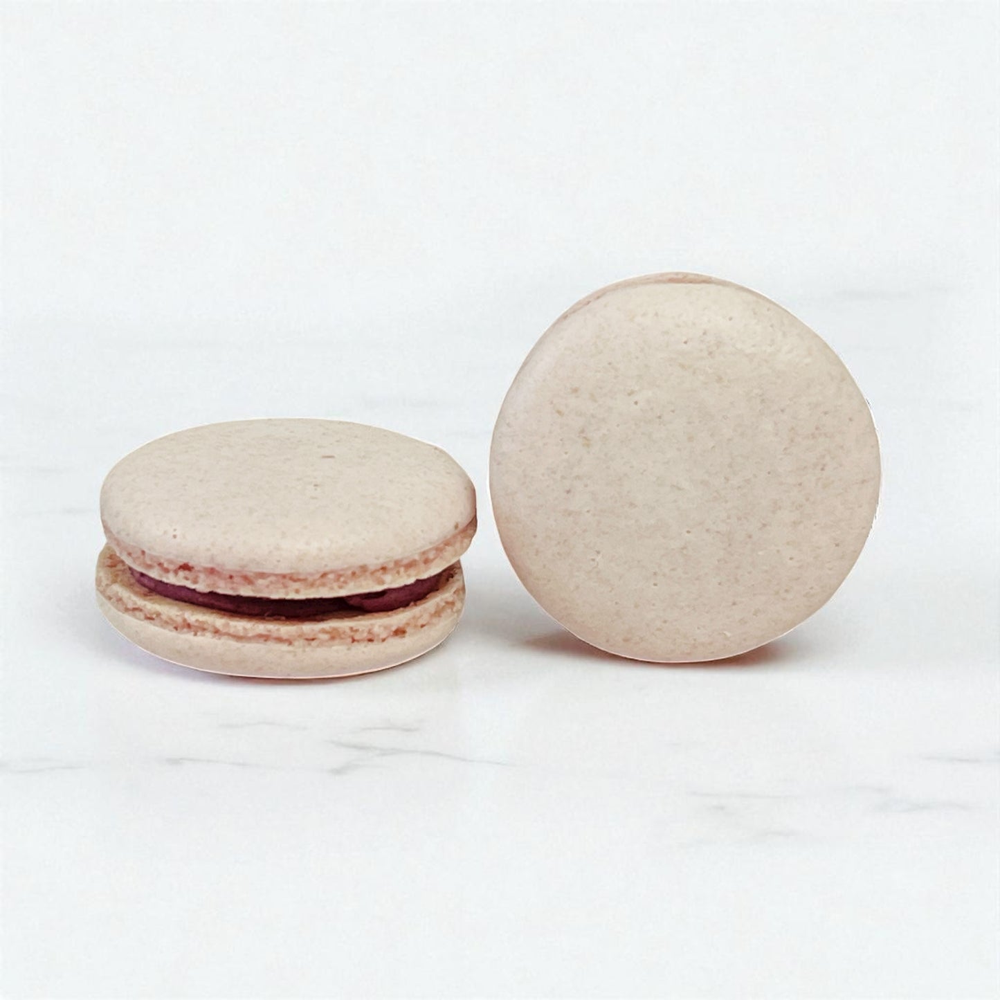 Naturally Vegan Ube Macaron