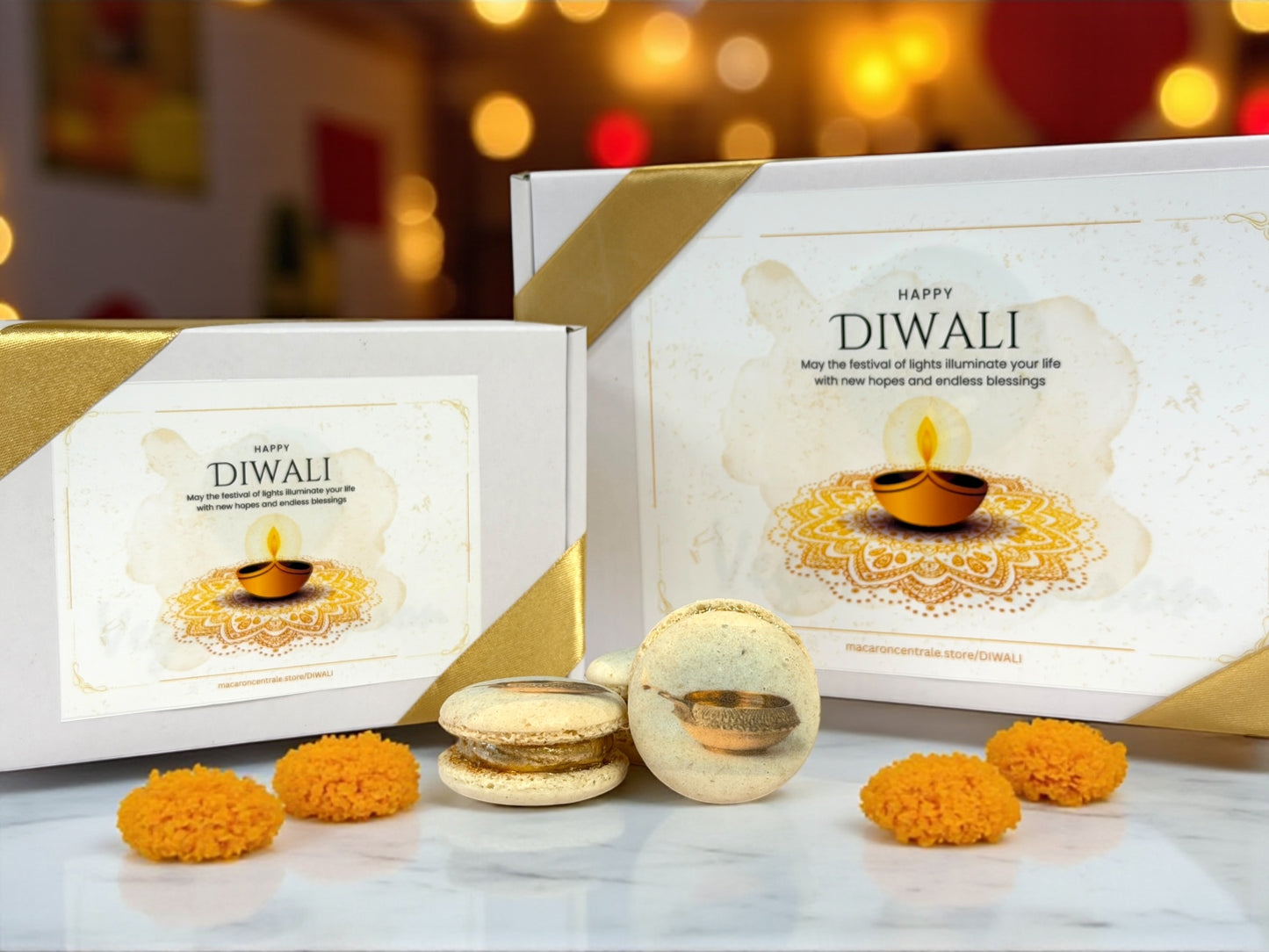 Vegan Diwali Macaron