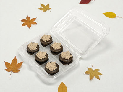 Maple Leaf Chocolate Charm French Macarons