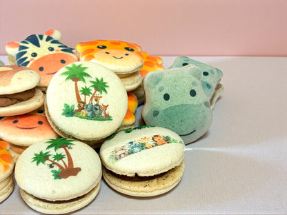 The Ultimate Safari Friends Macaron Tower - Macaron Tower Included