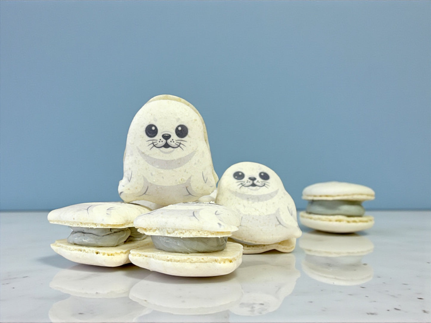 Seal Friends French Macarons
