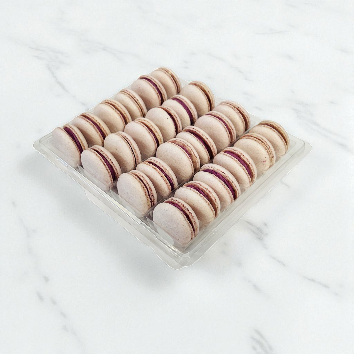 Naturally Vegan Ube Macaron