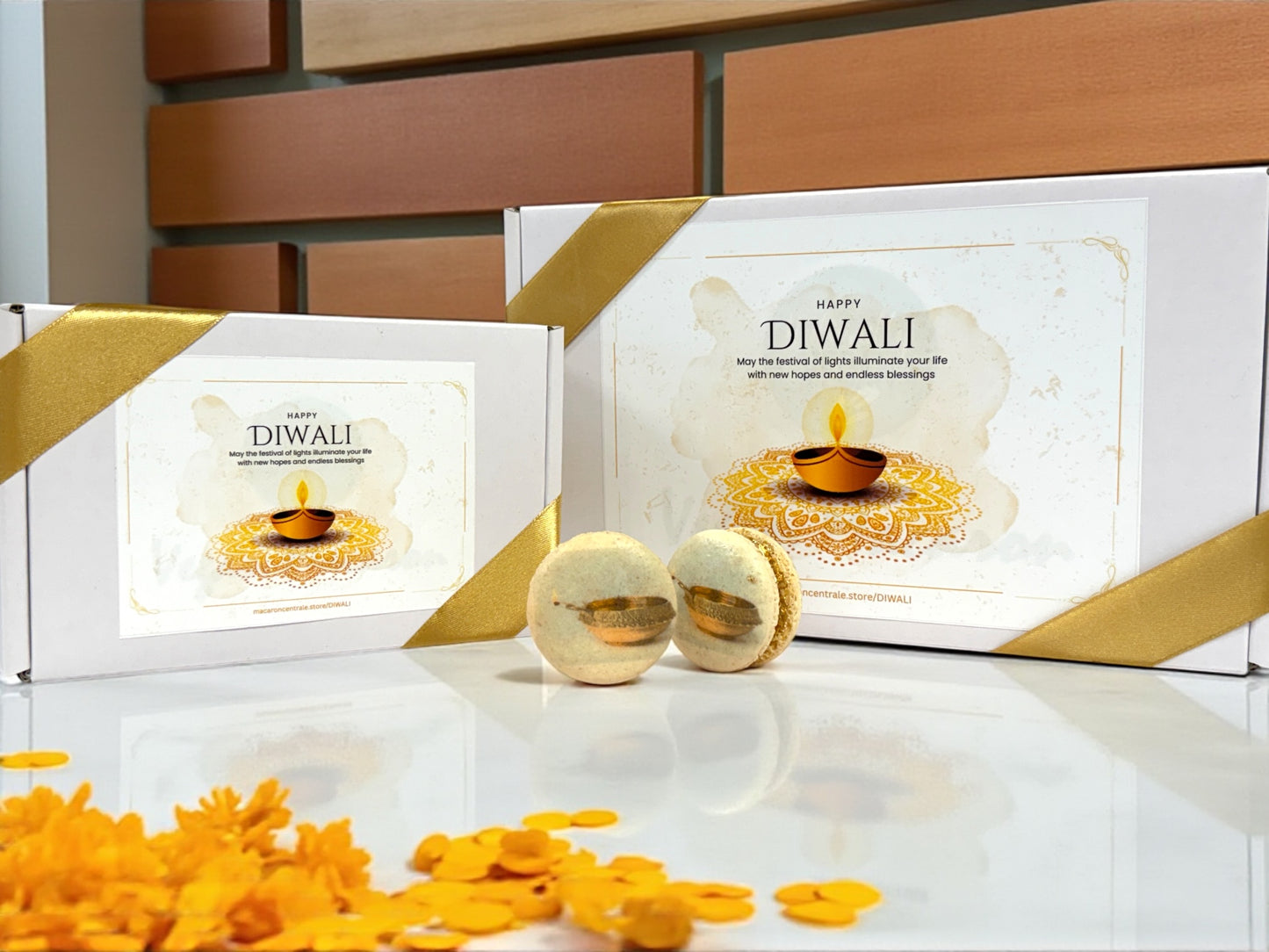 Vegan Diwali Macaron