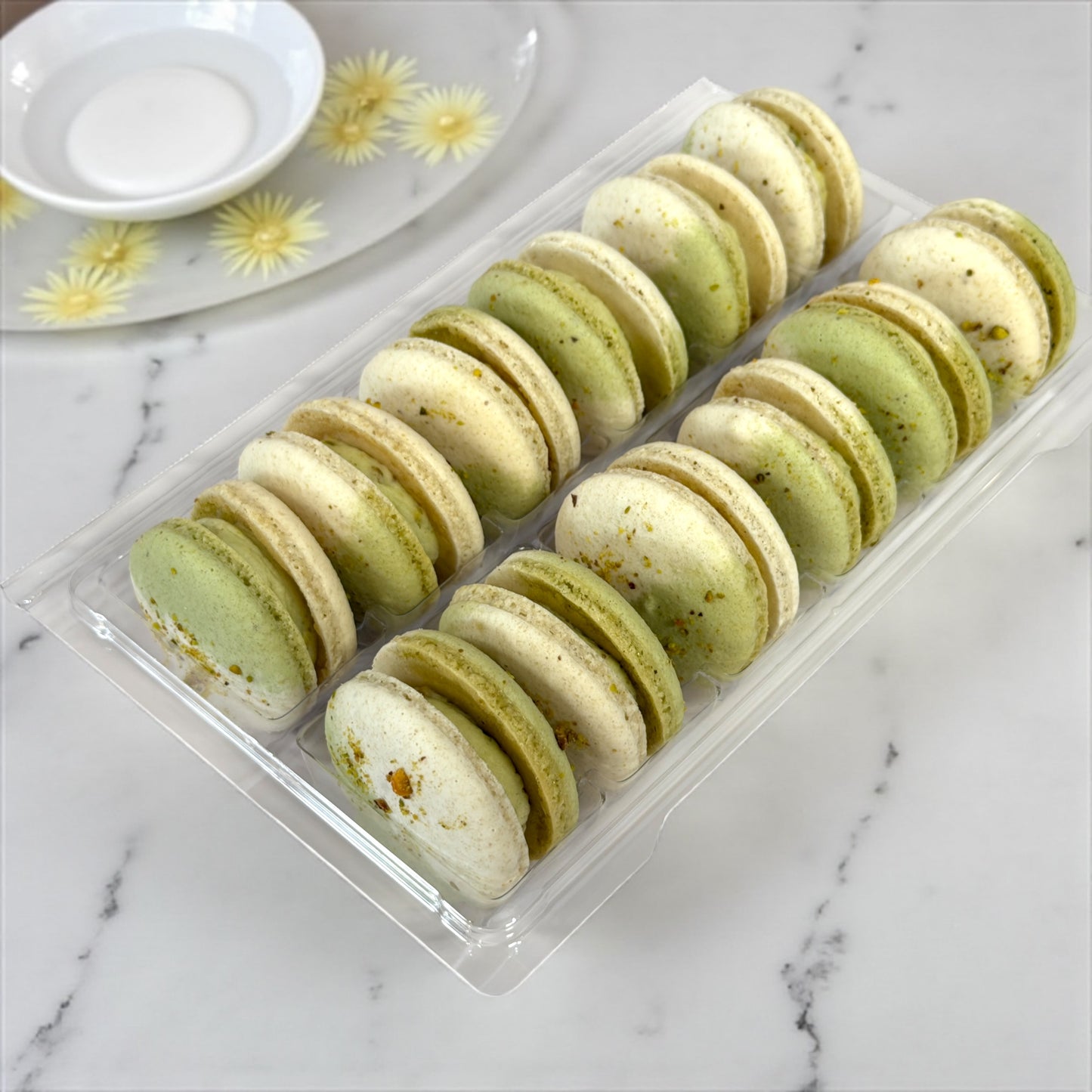 Naturally Vegan Pistachio Macaron