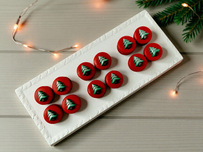 Holiday Tree Chocolate Charm Macaron | Gift-Ready Pack