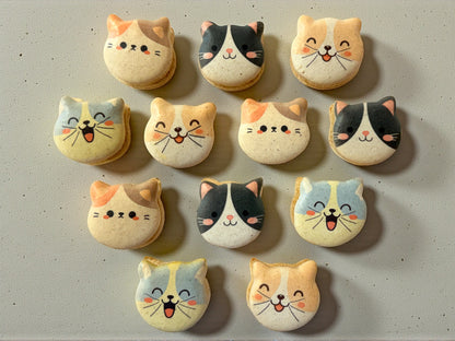 Purrfect Friends | Cat-Shaped French Macarons