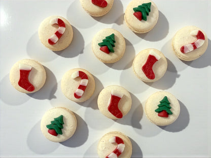 Holiday Cheer Chocolate Charm Macaron | Gift Ready Pack