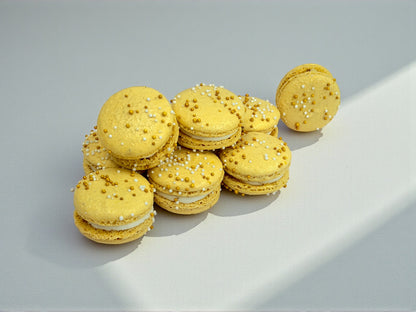 50-Pack Toasted Almond Honey French Macarons