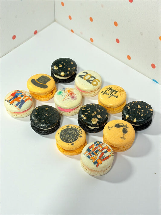 New Year Celebration Macarons Gift Box