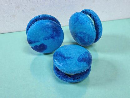 💙 Blue Velvet French Macarons – 50 Pack