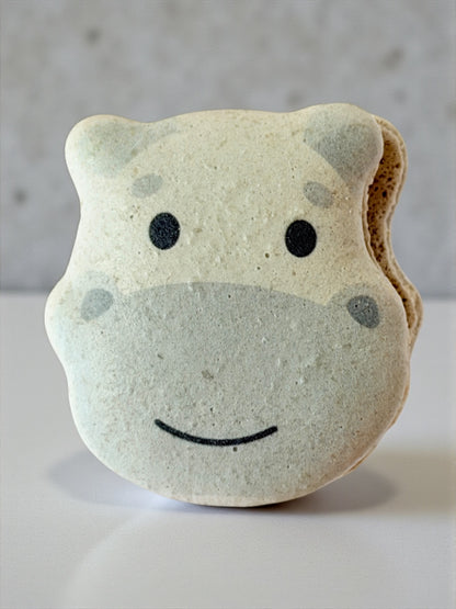 🦛 Adorable Hippo French Macarons