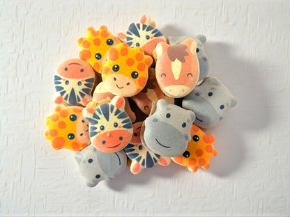 🦒 Safari Friends Macaron Set (4 Animals)