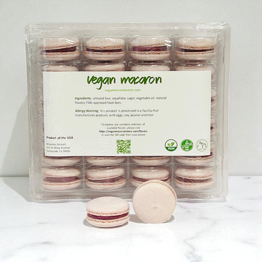 Naturally Vegan Ube Macaron