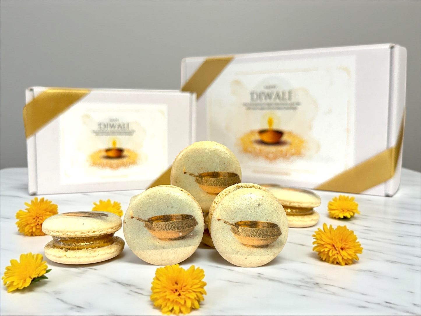Vegan Diwali Macaron