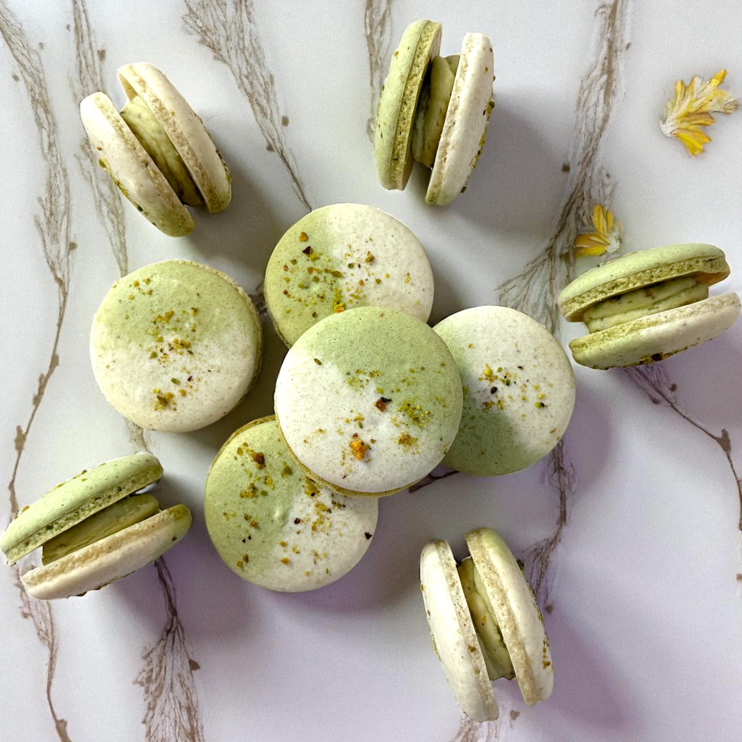 Naturally Vegan Pistachio Macaron