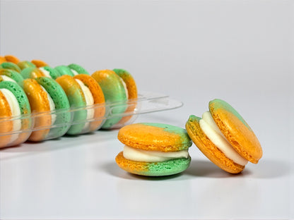 Tropical Zest Mango & Lime French Macarons