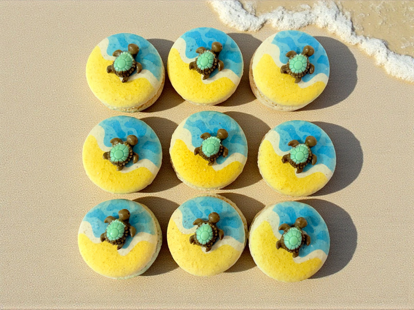Turtle by the Shore French Macarons
