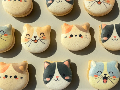 Purrfect Friends | Cat-Shaped French Macarons