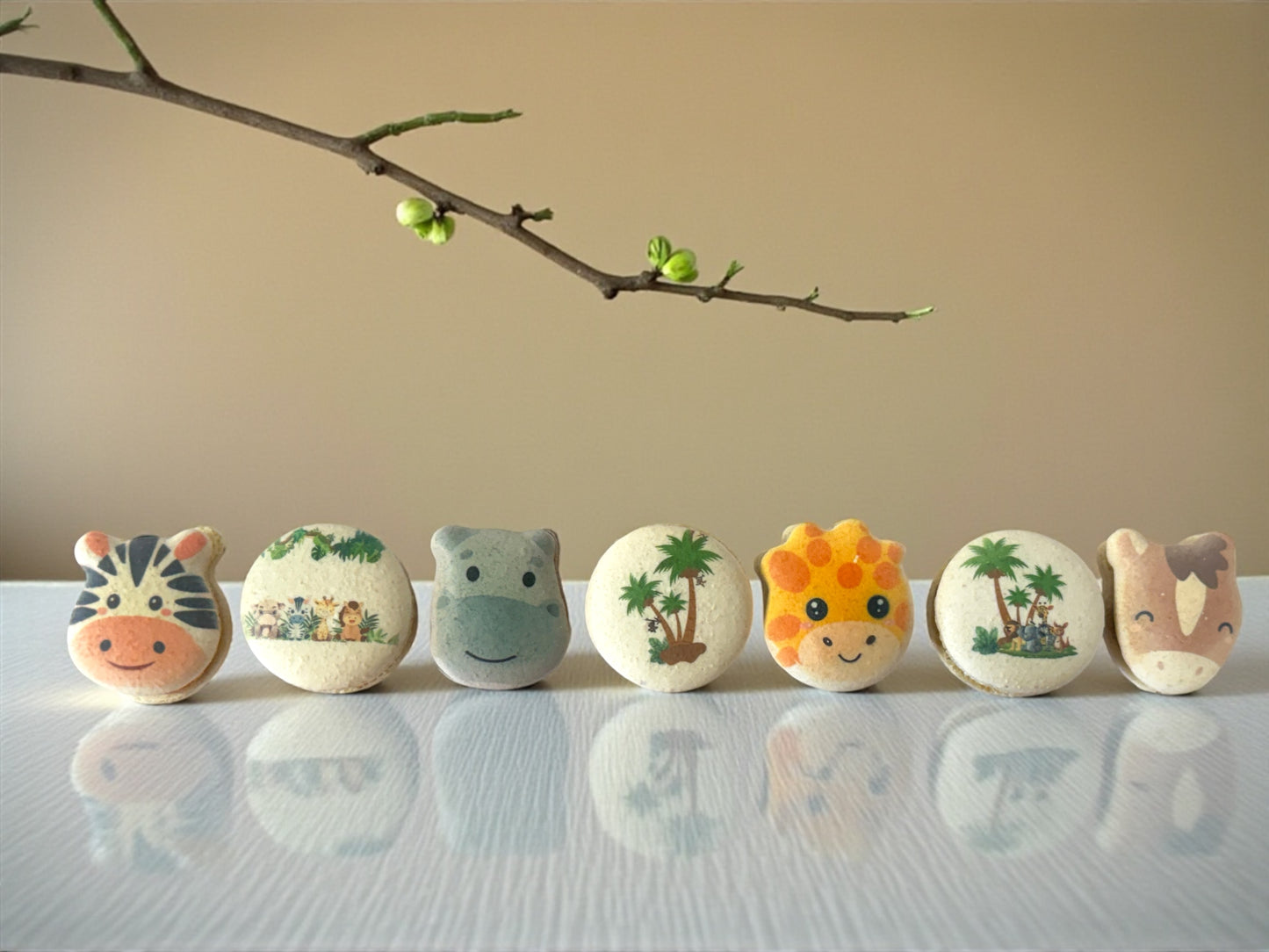 The Ultimate Safari Friends Macaron Tower - Macaron Tower Included