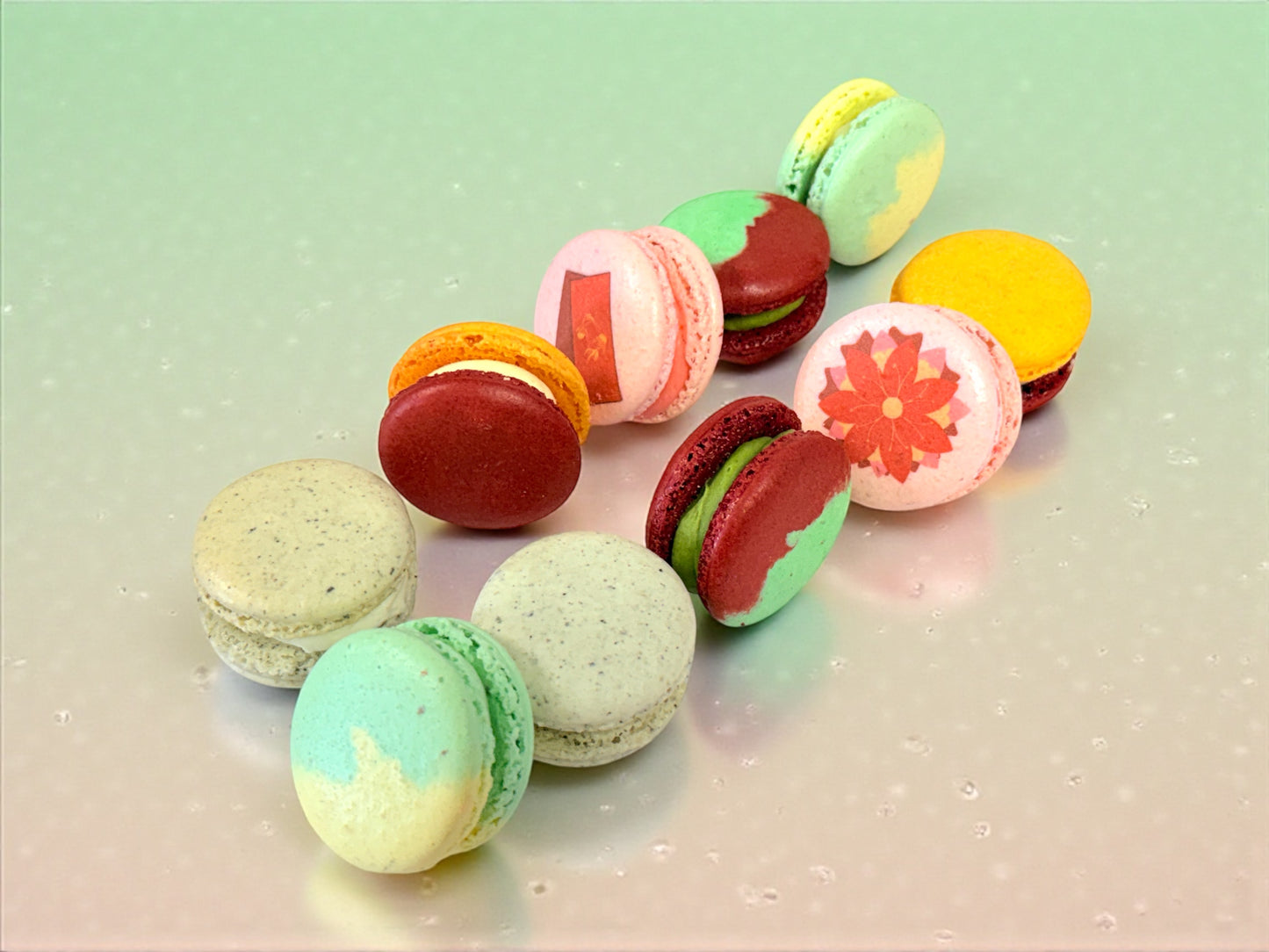 Imperial New Year Assortment — 50 Fresh Macarons