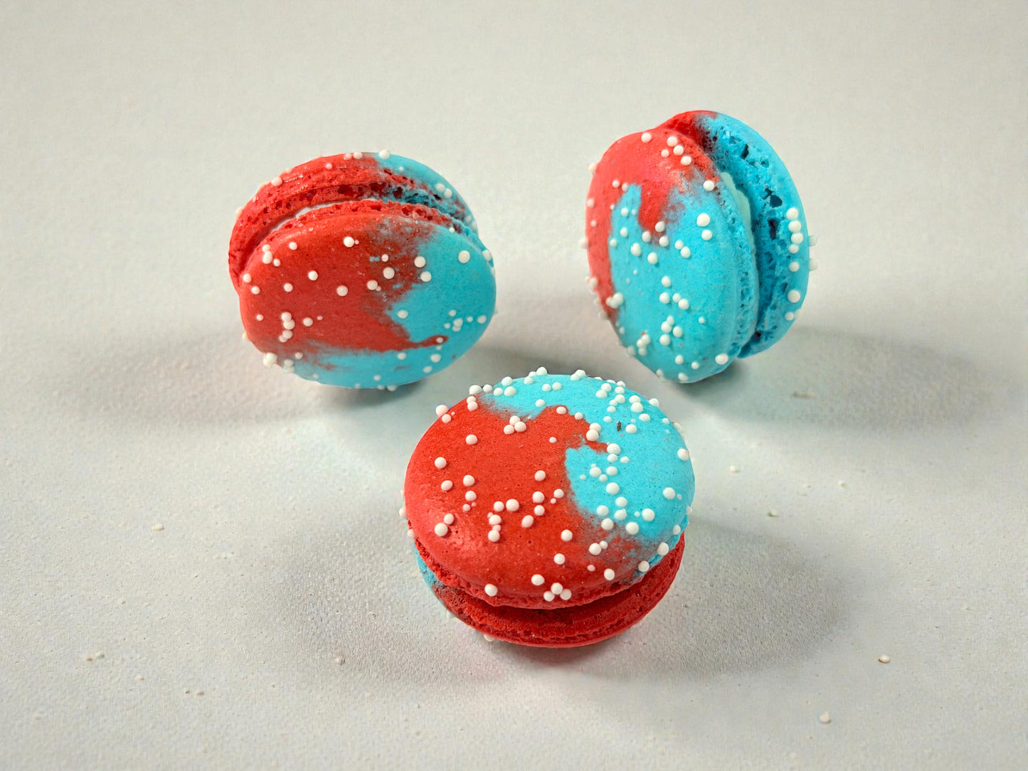 6 Pack Firecracker French Macarons