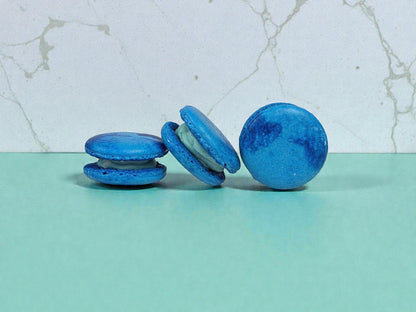 💙 Blue Velvet French Macarons – 50 Pack