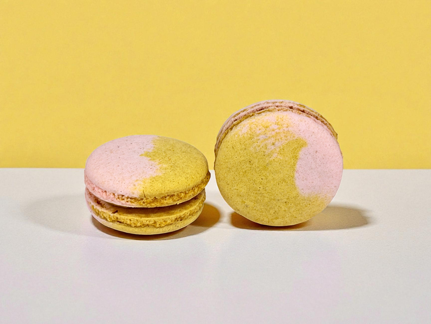 Naturally Vegan Caramel Raspberry French Macarons