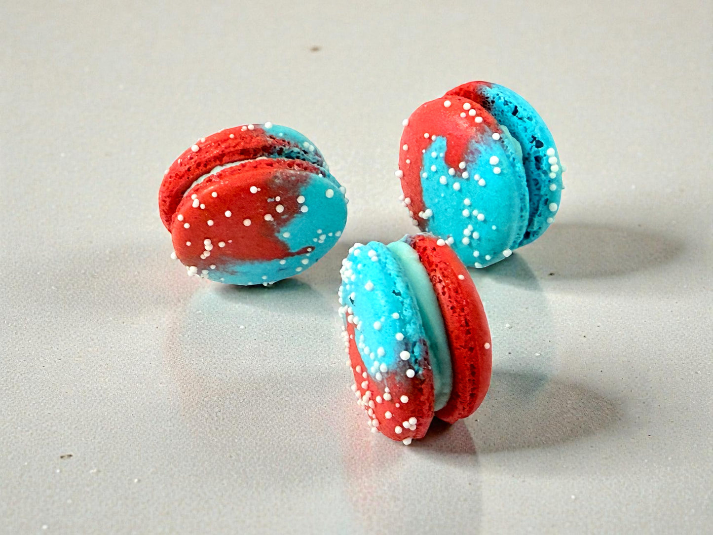 6 Pack Firecracker French Macarons