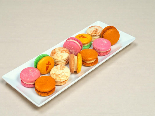 Fall Macaron Variety Pack – 50 French Macarons (10 Each Flavor)