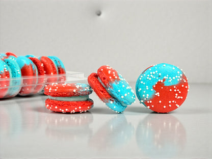 6 Pack Firecracker French Macarons