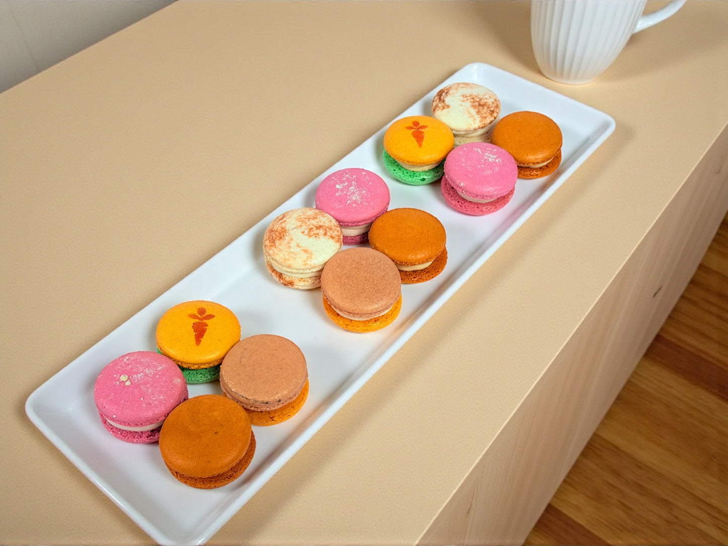 Fall Macaron Variety Pack – 50 French Macarons (10 Each Flavor)