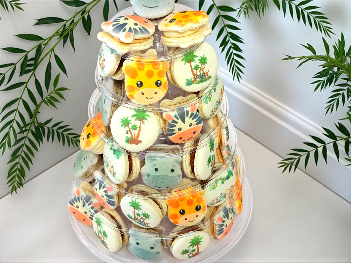 The Ultimate Safari Friends Macaron Tower - Macaron Tower Included