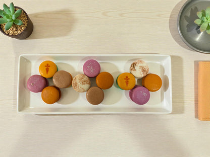 Fall Macaron Variety Pack – 50 French Macarons (10 Each Flavor)