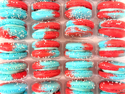 6 Pack Firecracker French Macarons