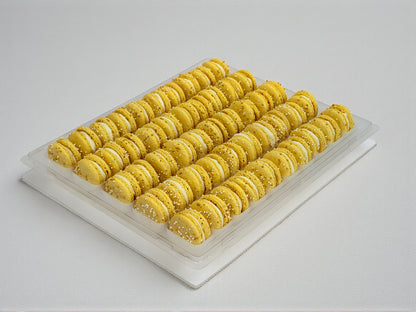 50-Pack Toasted Almond Honey French Macarons